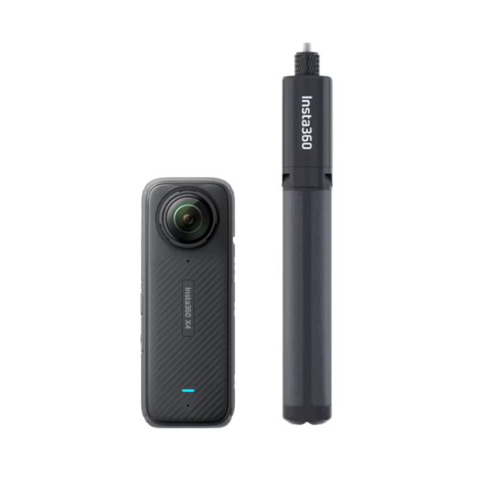 レンタル] Insta360 X4 360度カメラ 見えない自撮り棒 + 三脚セット