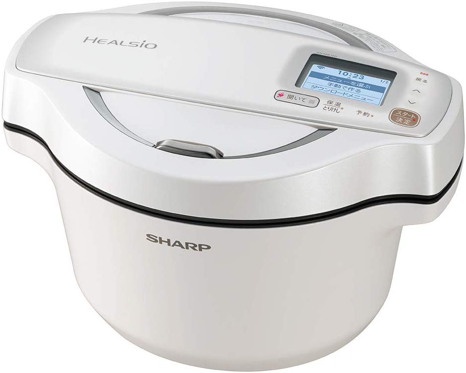 レンタル] シャープ ヘルシオ ホットクック KN-HW16E-W ホワイト 1.6L