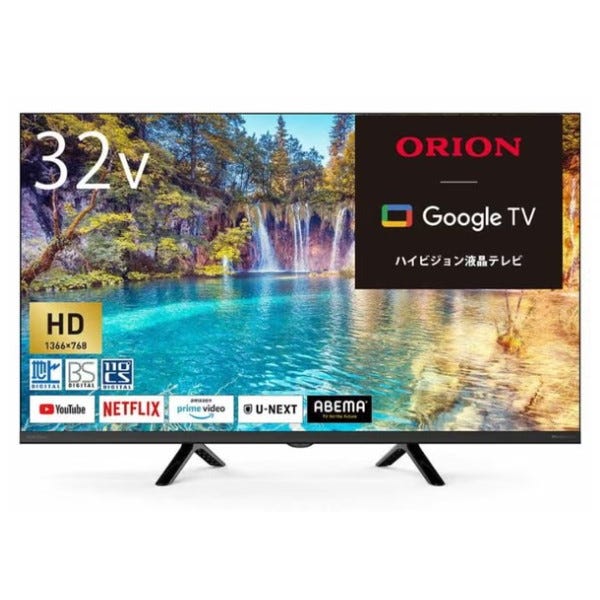 レンタル] ORION(オリオン) ハイビジョンスマートテレビ OLS32WD10 32V