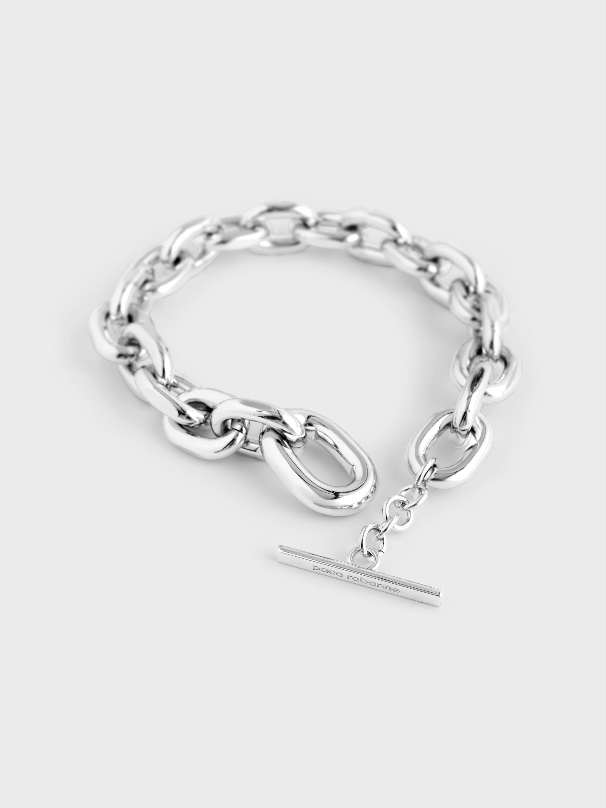 Silver XL Link necklace – Rabanne