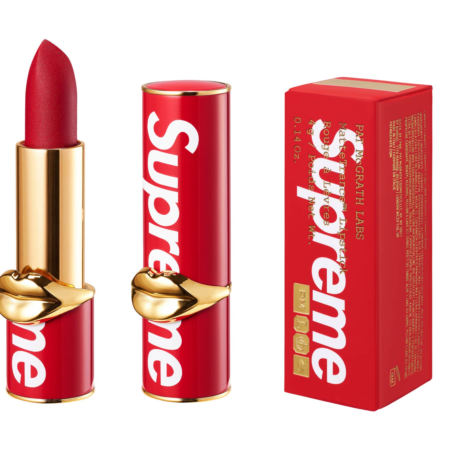 Supreme Is Collaborating With Pat McGrath on a Red Lipstick
