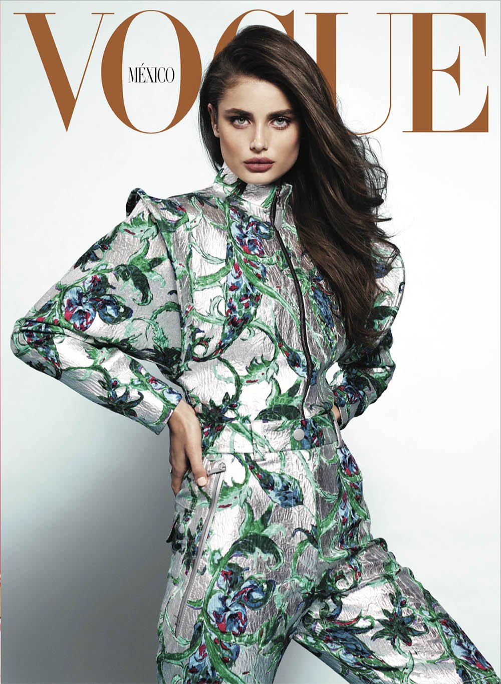 Taylor Hill covers Vogue Mexico March 2019 by Phil Poynter