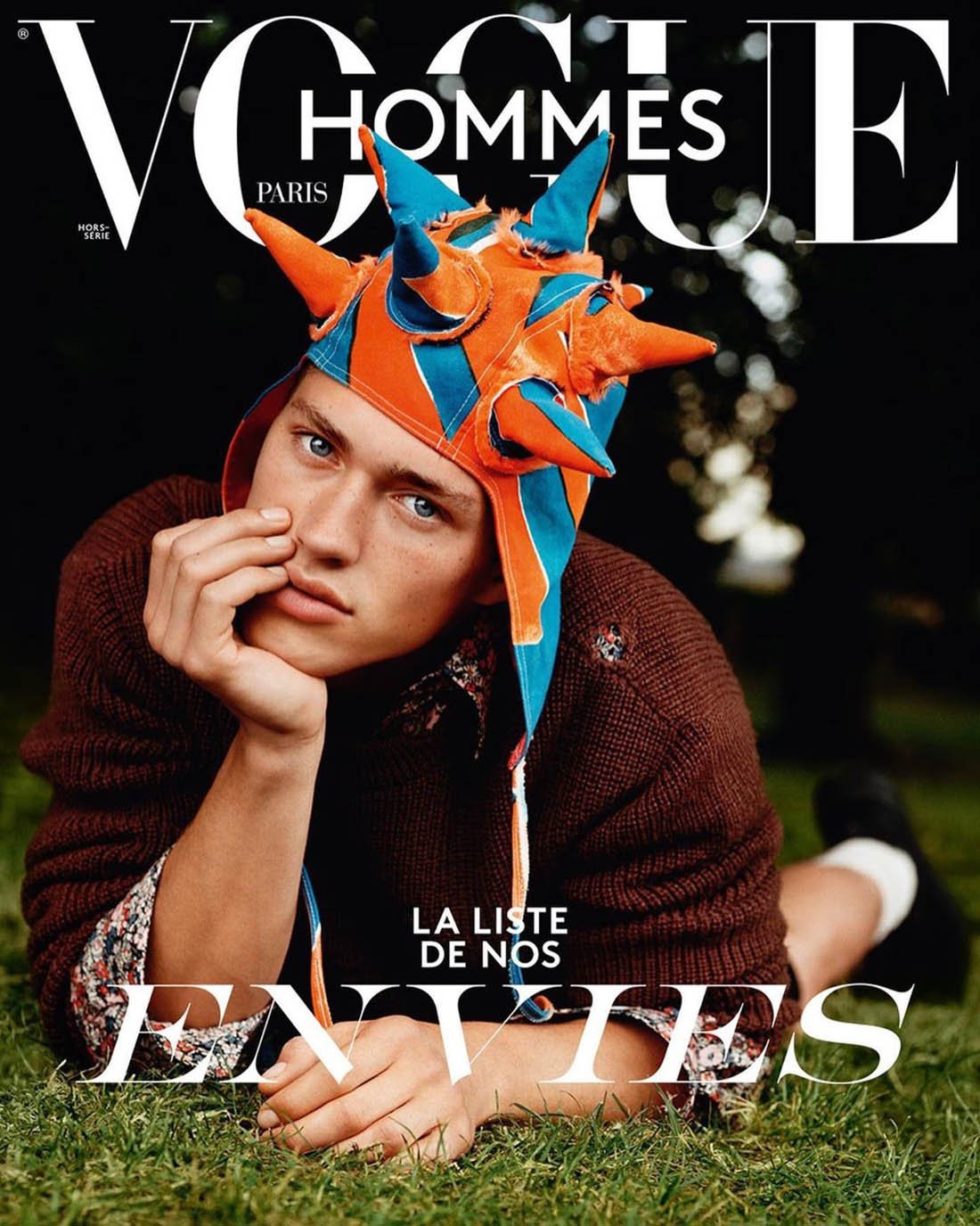 Valentin Humbroich covers Vogue Hommes Paris Fall/Winter 2020 by
