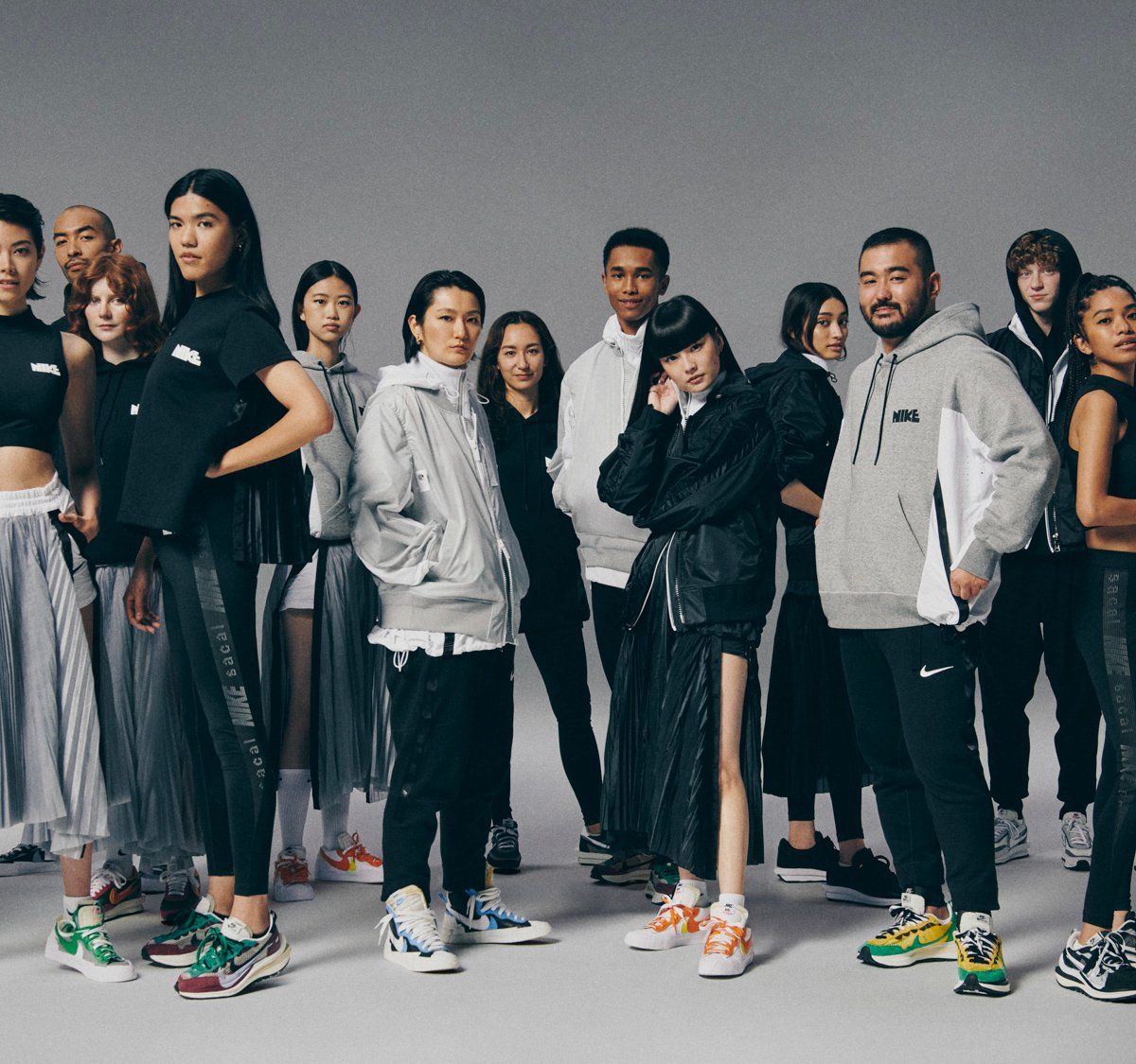 ナイキ×サカイ、窪塚洋介や秋元梢をヴィジュアルに起用 アイテム