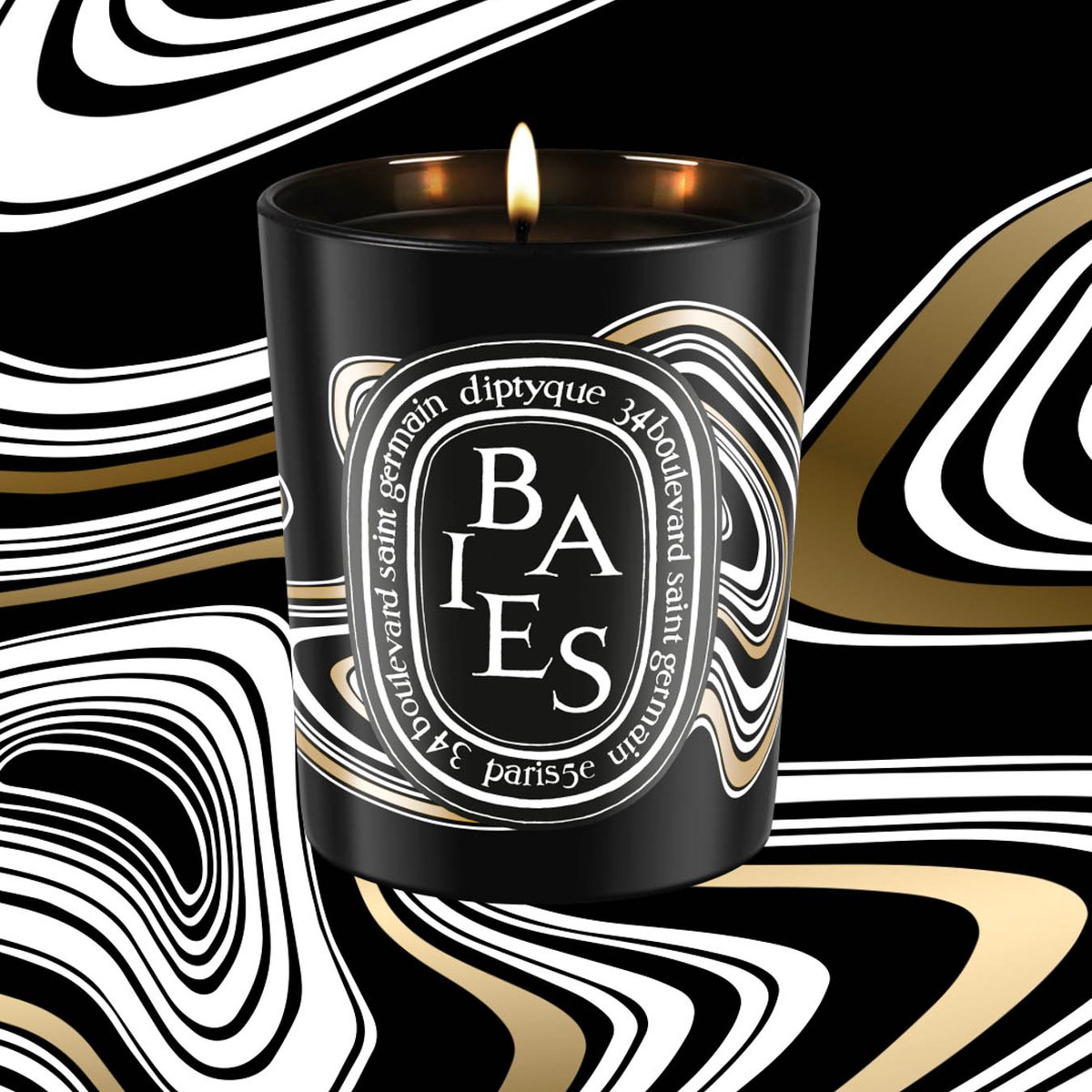 ディプティック」シグネチャーキャンドルがブラック仕様に 4日間限定で発売