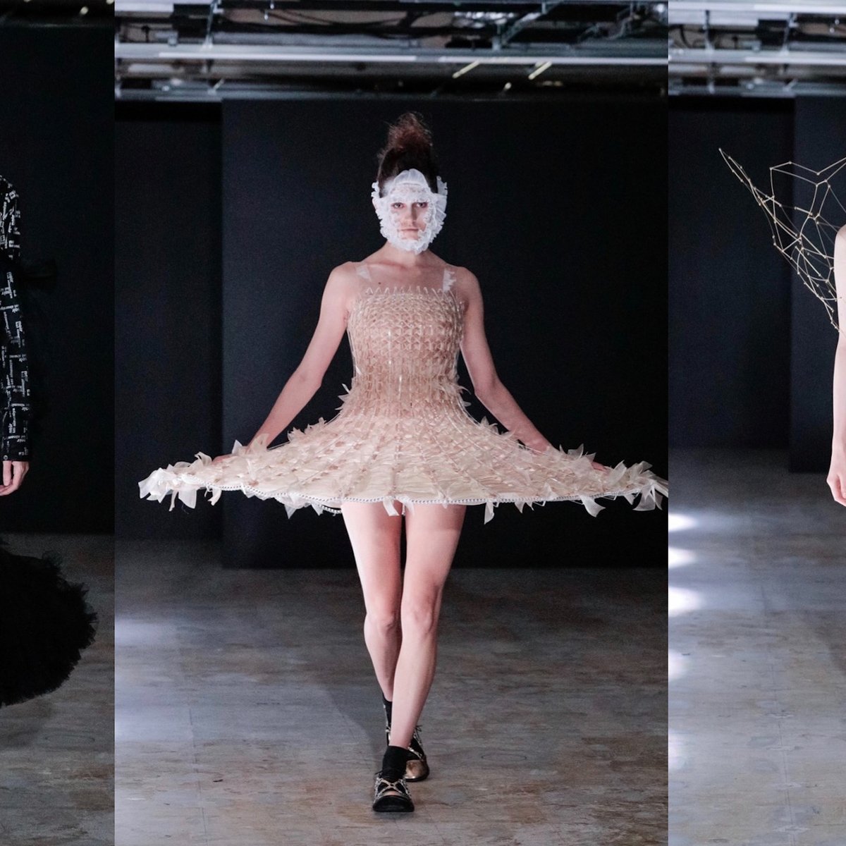 ノワール ケイ ニノミヤ」が作る骨組みのチュチュ ベージュが新たな