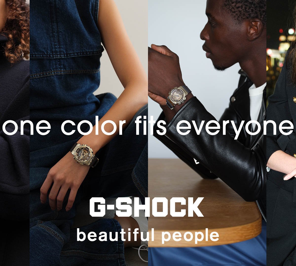 Gショックとビューティフルピープルがコラボウォッチを発売 肌に馴染み