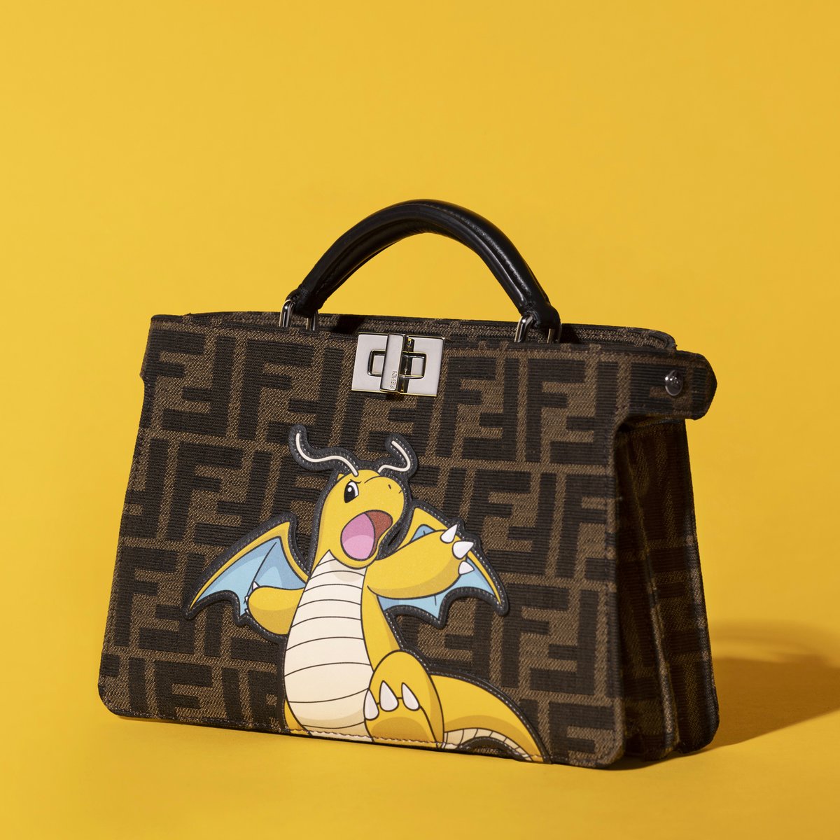 フェンディ」がフラグメントやポケモンとタッグ カイリューをあしらっ