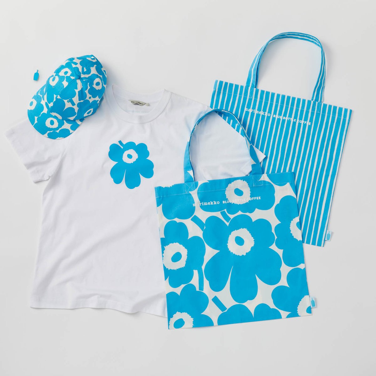 ブルーボトルコーヒーがマリメッコとコラボ ブルーカラーのウニッコが