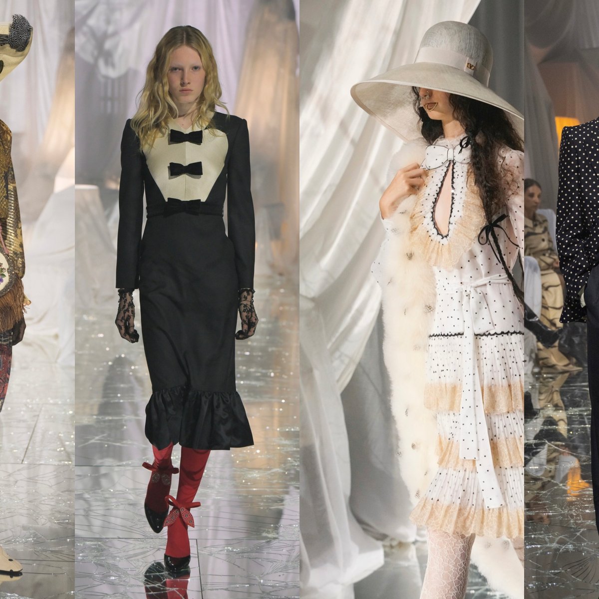 アレッサンドロ・ミケーレの「ヴァレンティノ」ランウェイデビューを