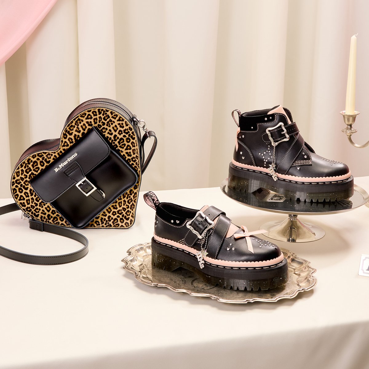 ドクターマーチン」からバレンタインコレクションが登場、ポップな