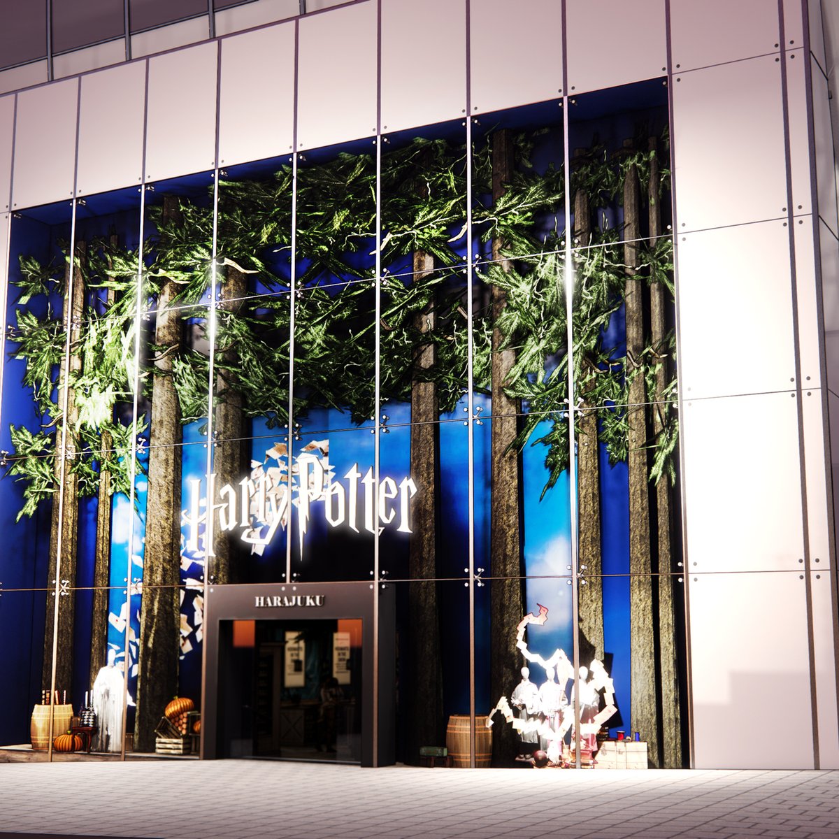 ZARA原宿店跡に日本初のハリー・ポッター旗艦店がオープン 店舗