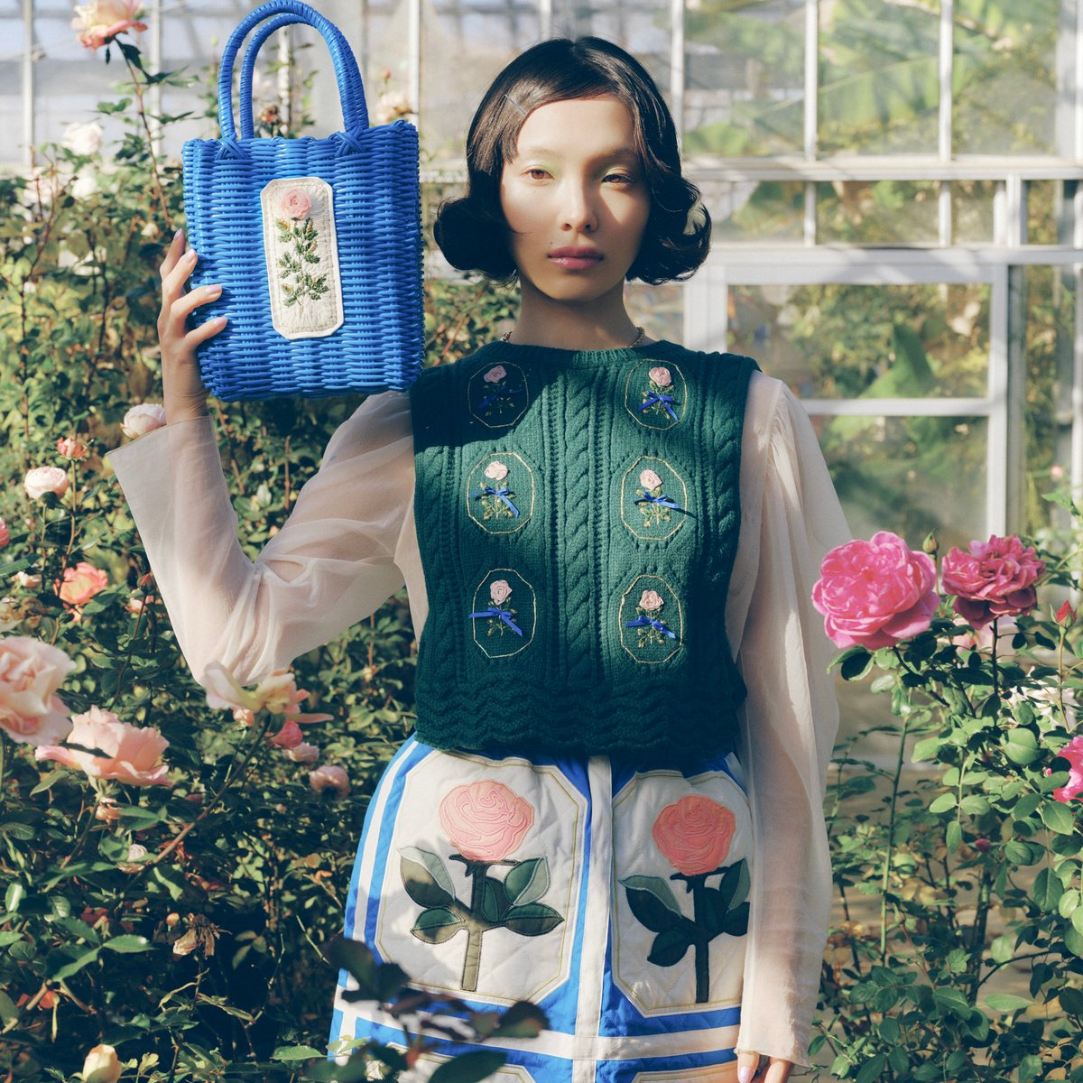 ビームス クチュール × ルルメリー第5弾 手刺繍のかごバッグなど全13型