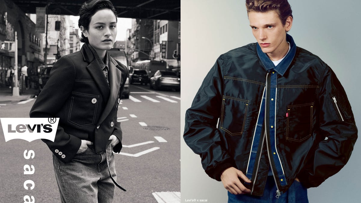 リーバイス × サカイの発売日決定、「ファースト」をドッキングした