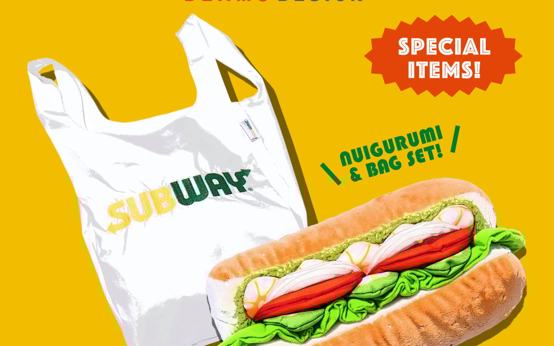 SUBWAY 60th 記念ビームスコラボぬいぐるみ&エコバッグ SUBWAY 60th