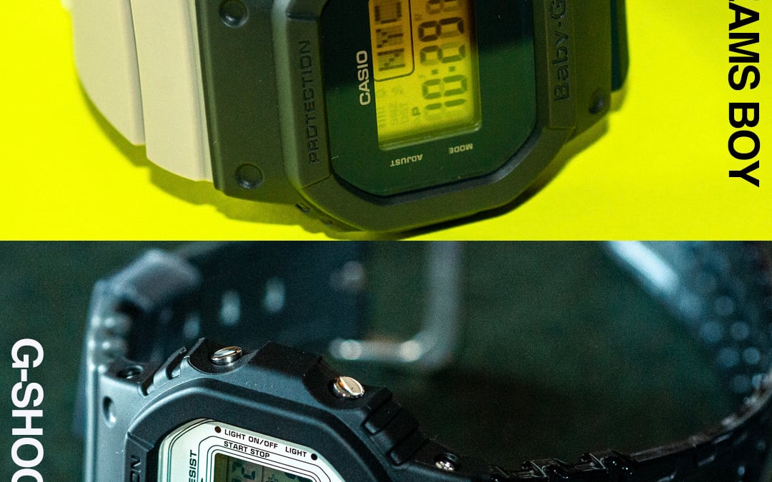 ビームス」Gショックとベビージーの別注モデルを発売、クレイジー配色