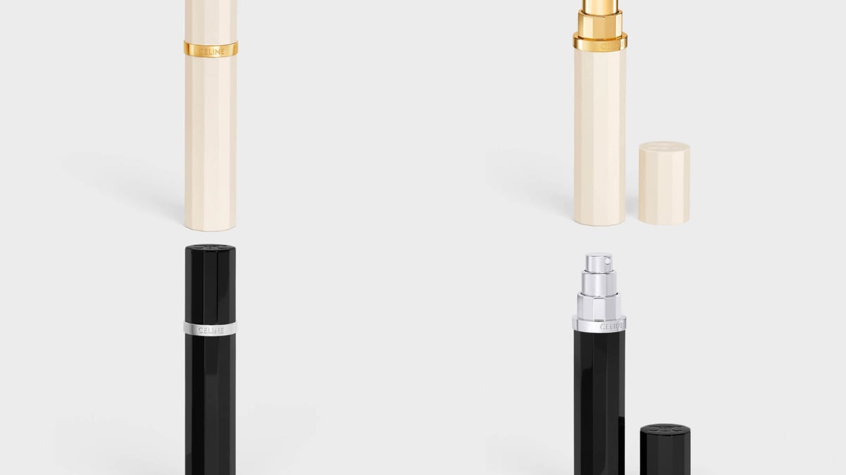セリーヌ」のトラベルスプレーに新色アイボリー&ブラックが登場