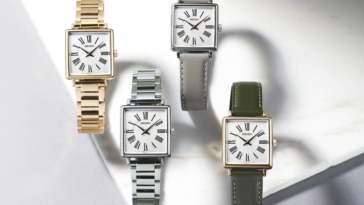 フレイ アイディー×セイコー初コラボ 数量限定の角型ウォッチ4モデルが登場