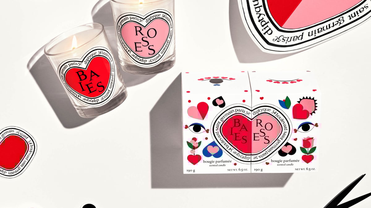 ディプティック」のバレンタイン限定キャンドルが登場 2種の香りの