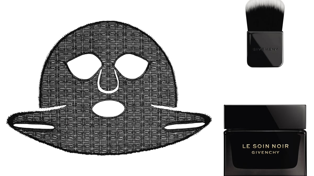 ジバンシイが優雅なレースのフェイスマスクを発売 「ソワン ノワール