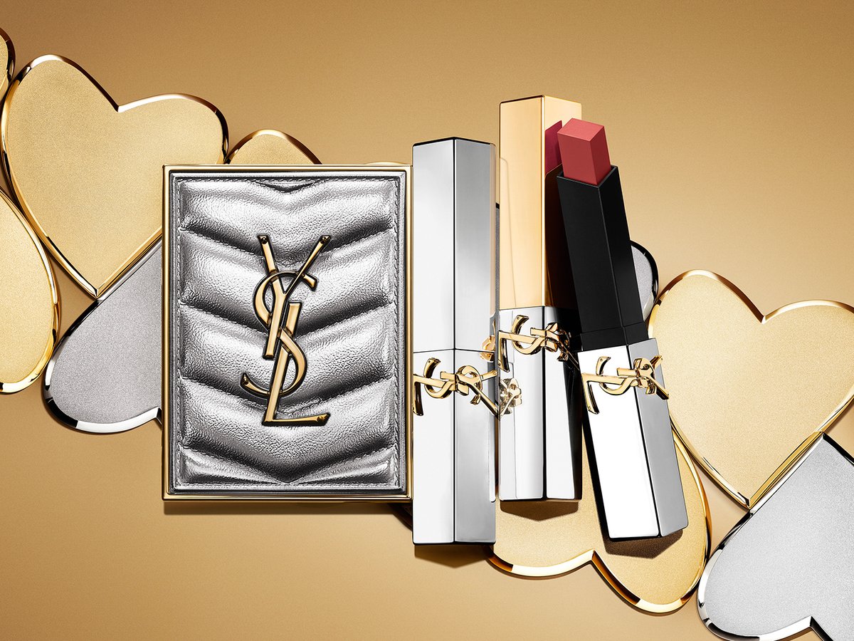 YSLの人気アイテムがメタリックなパッケージで登場 「クチュール ミニ
