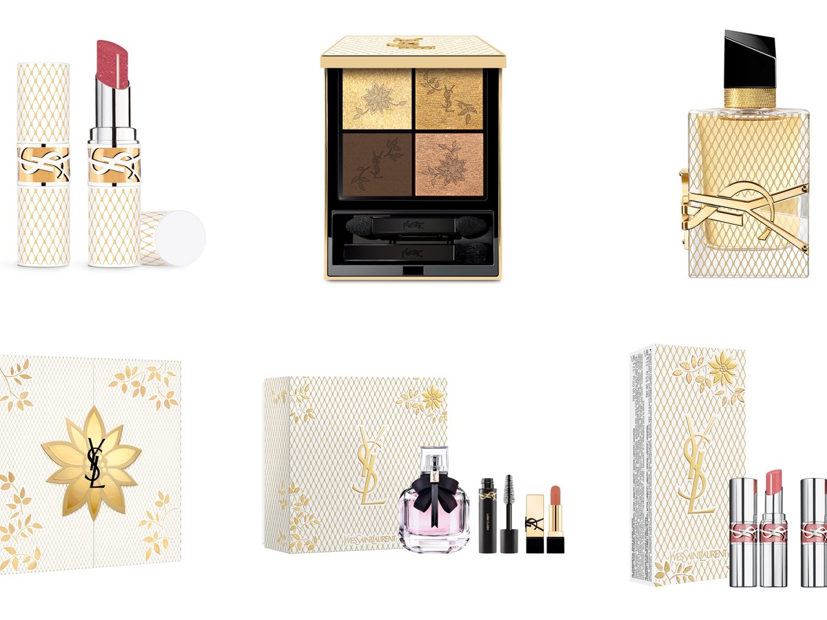 2024年クリスマスコフレ】YSL：人気リップやアイパレットがゴールドの