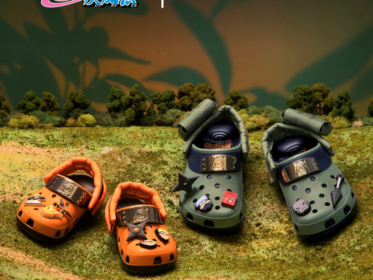 クロックス×アニメ「NARUTO」、うずまきナルトとはたけカカシから着想