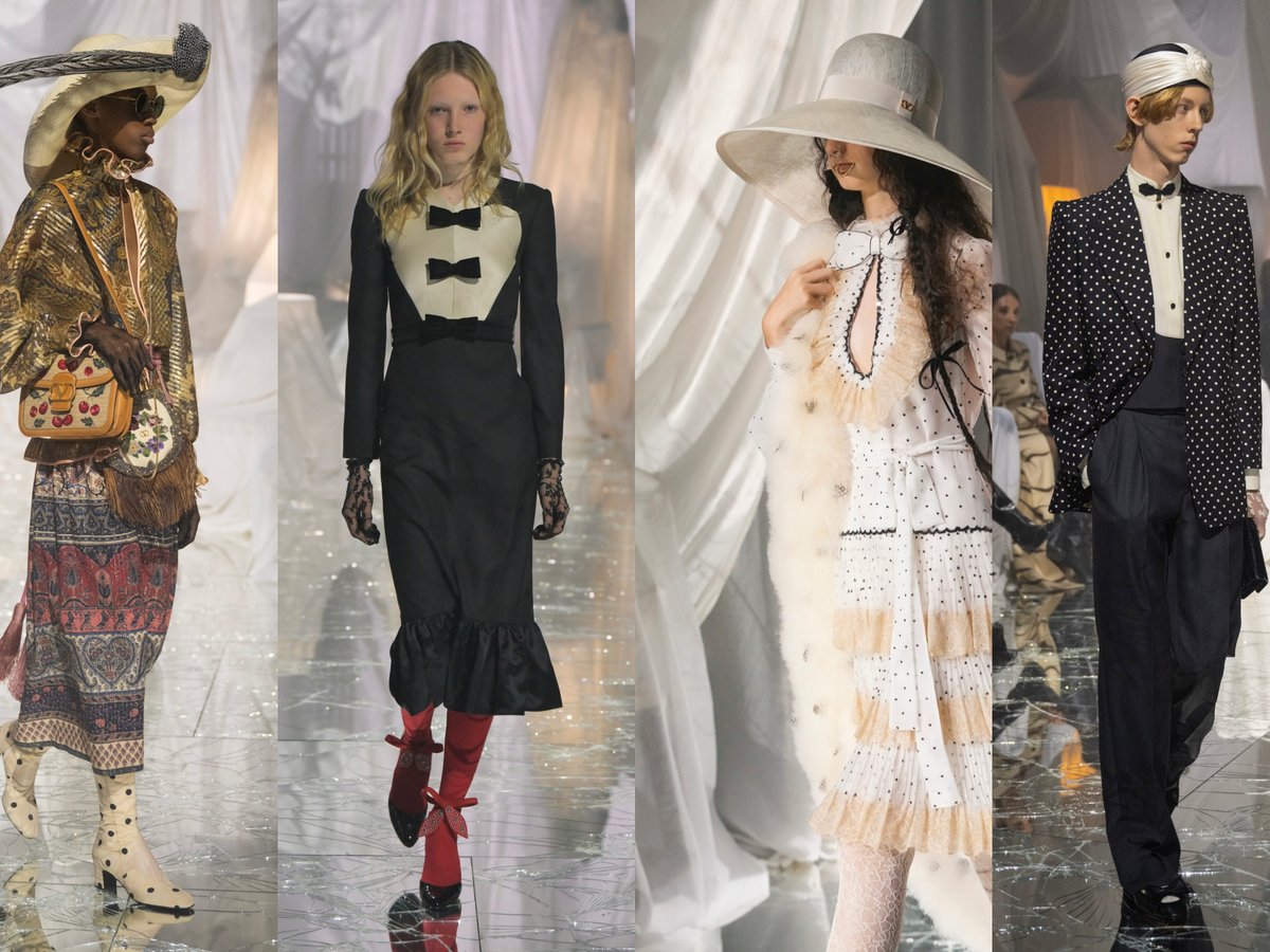 アレッサンドロ・ミケーレの「ヴァレンティノ」ランウェイデビューを