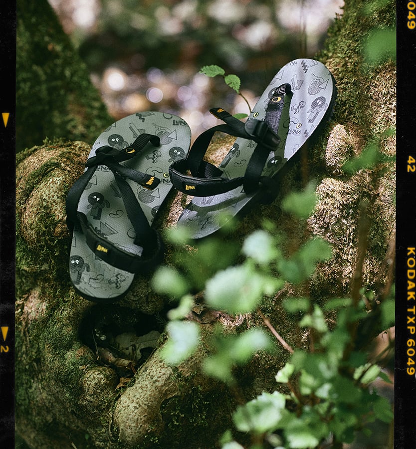 シアトル発「ルナサンダル」がアーティストの神山隆二とコラボ フット