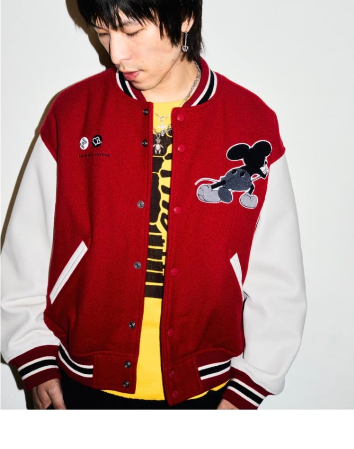 シュプリームが25年秋冬でナンバーナインとコラボ ミッキーマウスを