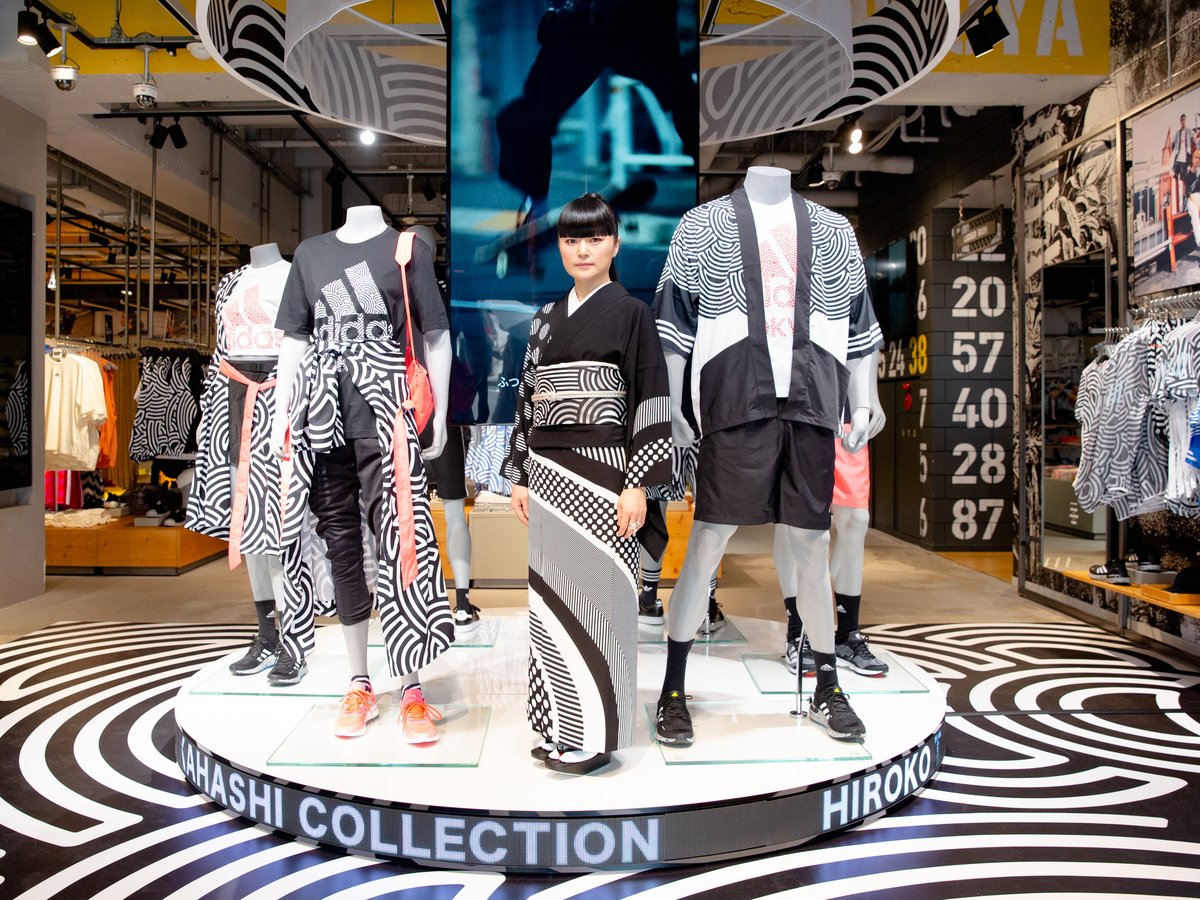 アディダスが高橋理子とコラボ、初の法被ジャケットやキッズ用甚平を発売