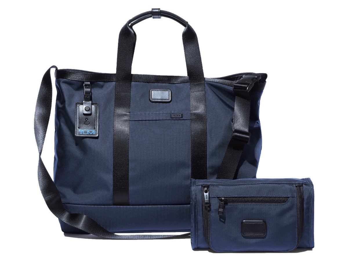 ソフネットがトゥミとコラボ、大容量のトートバッグを展開