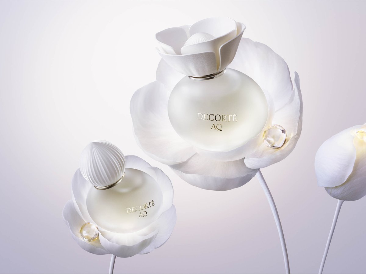 コスメデコルテ「AQ」から初の香水 肌を美しく見せるスキンケア