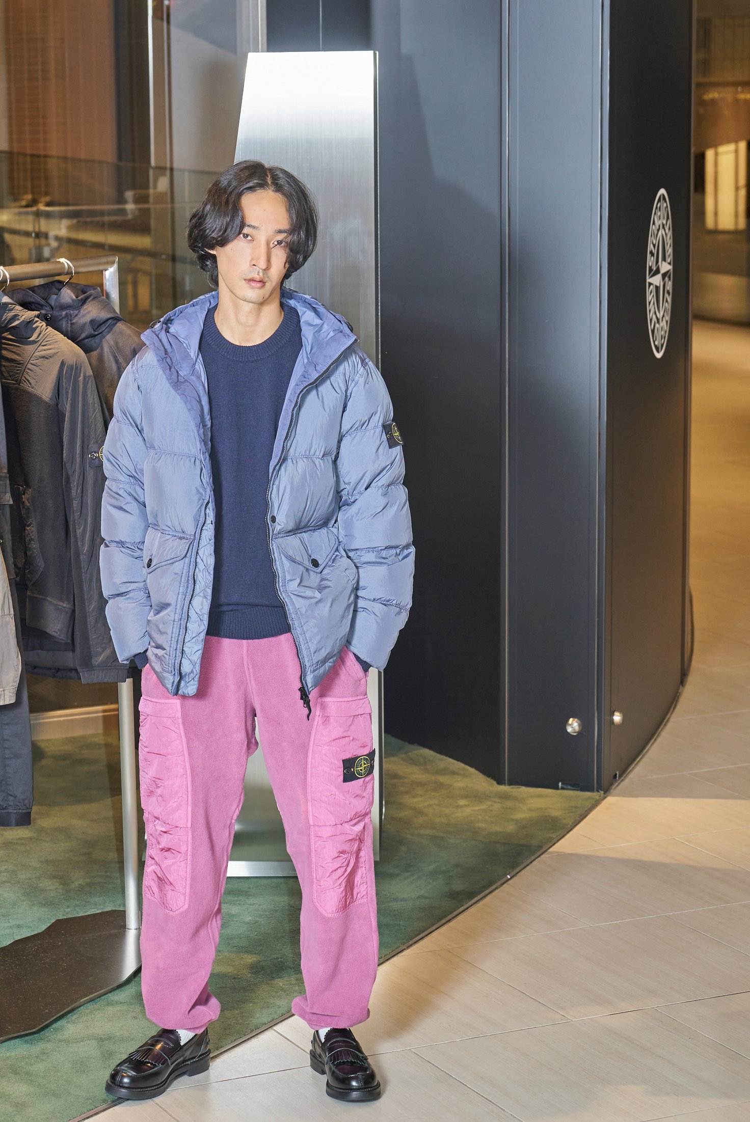 上杉柊平と「ストーンアイランド」 ギンザシックスの限定ショップで