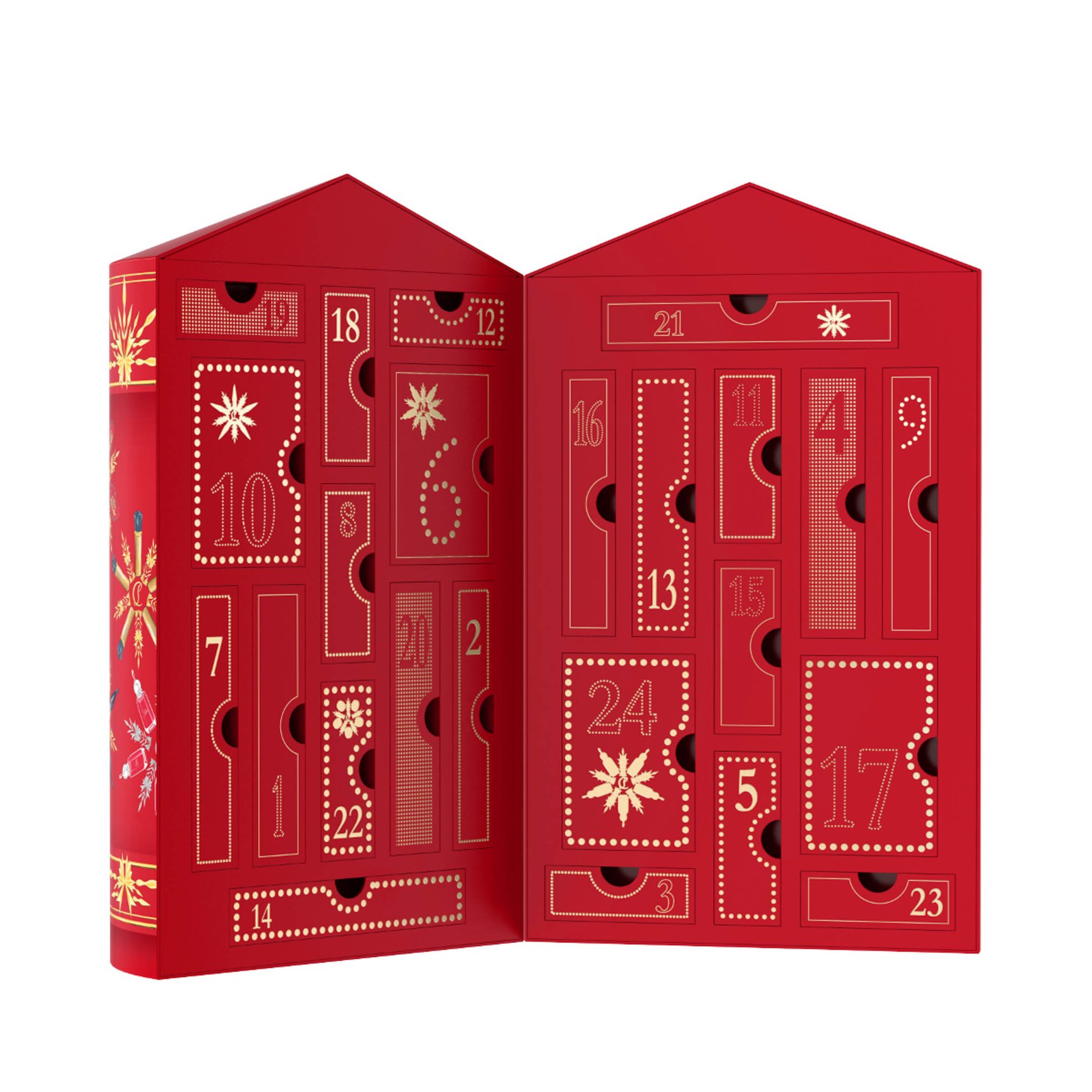 クリスチャン ルブタン ビューティ：赤を基調とした豪華ホリデー