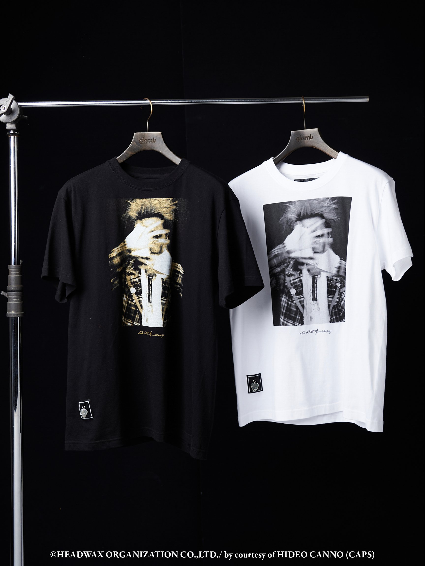 glambが「X JAPAN」のhideとコラボ、ライブ衣装を再構築したアイテム発売