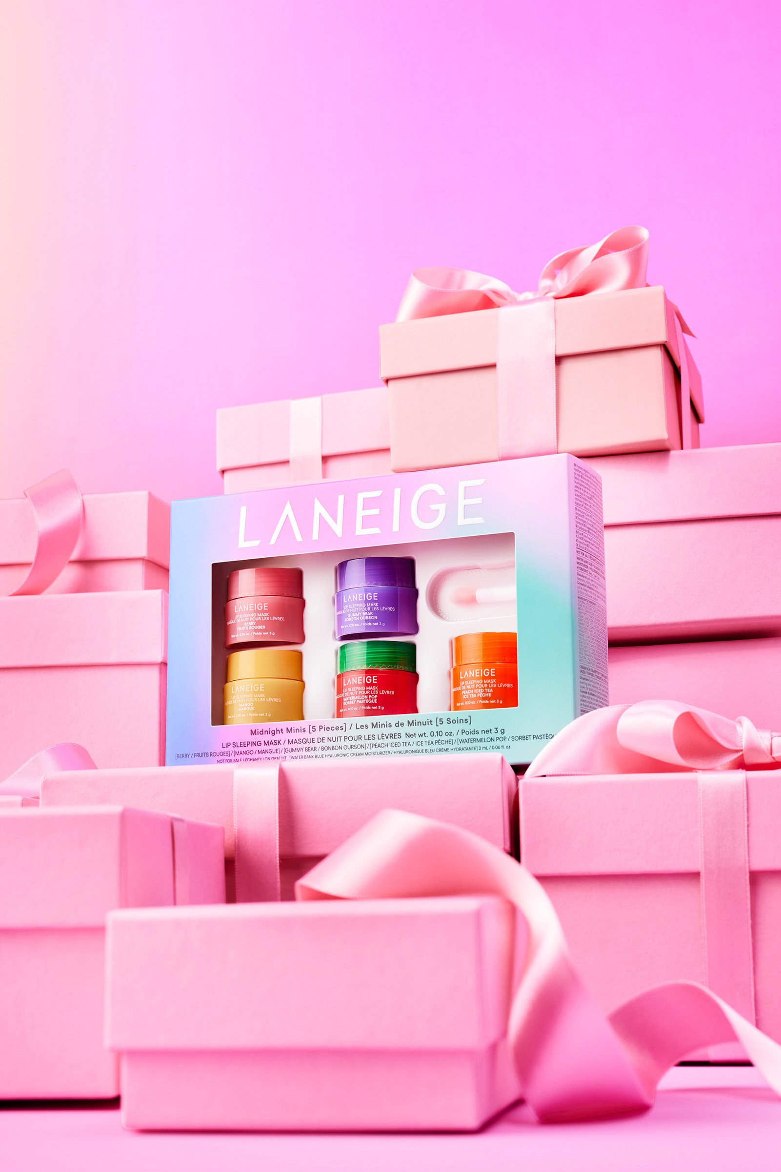 2024年クリスマスコフレ】ラネージュ：人気のリップマスクの5種セット