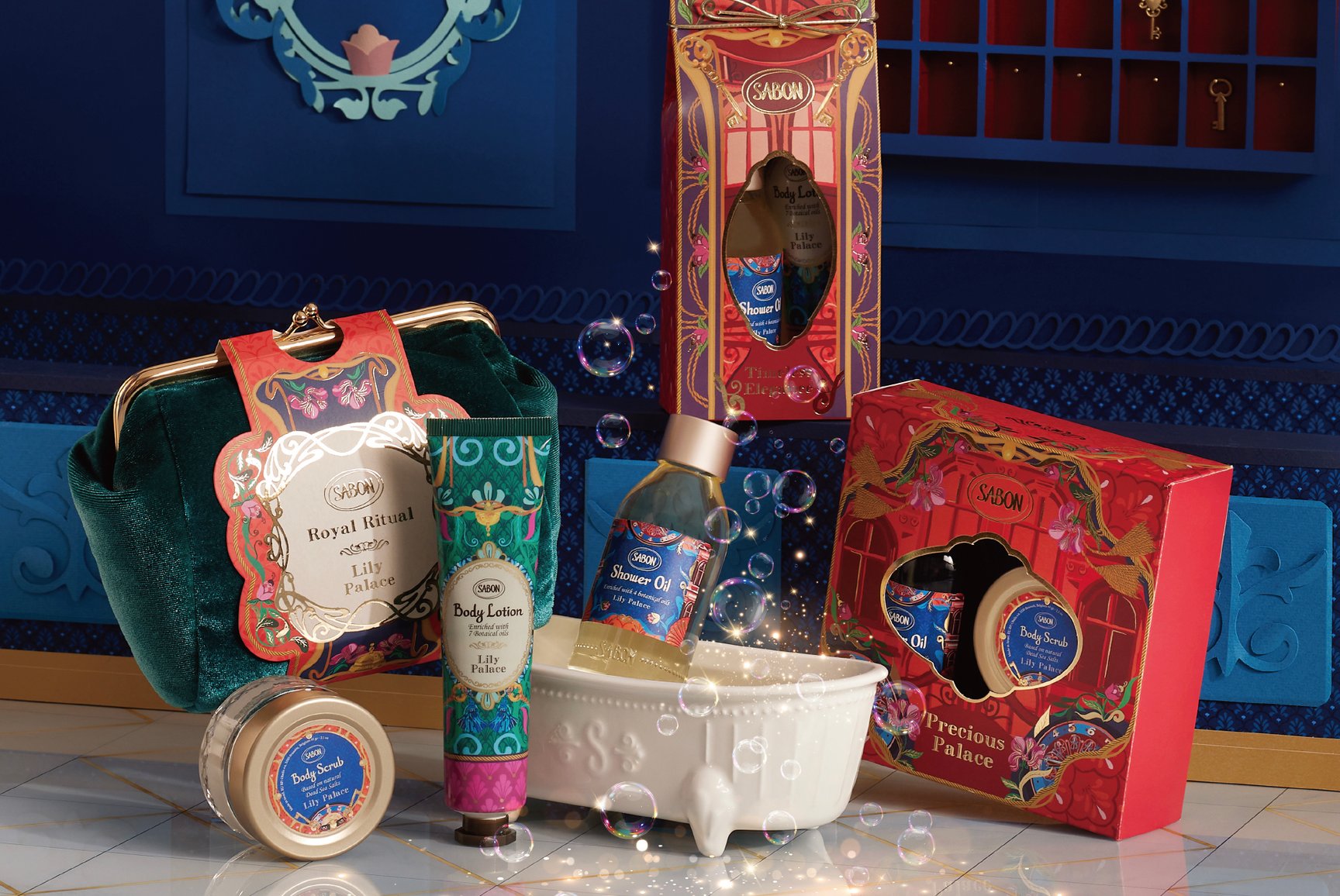 2024年クリスマスコフレ】サボン：エレガントなフローラル・グリーンの