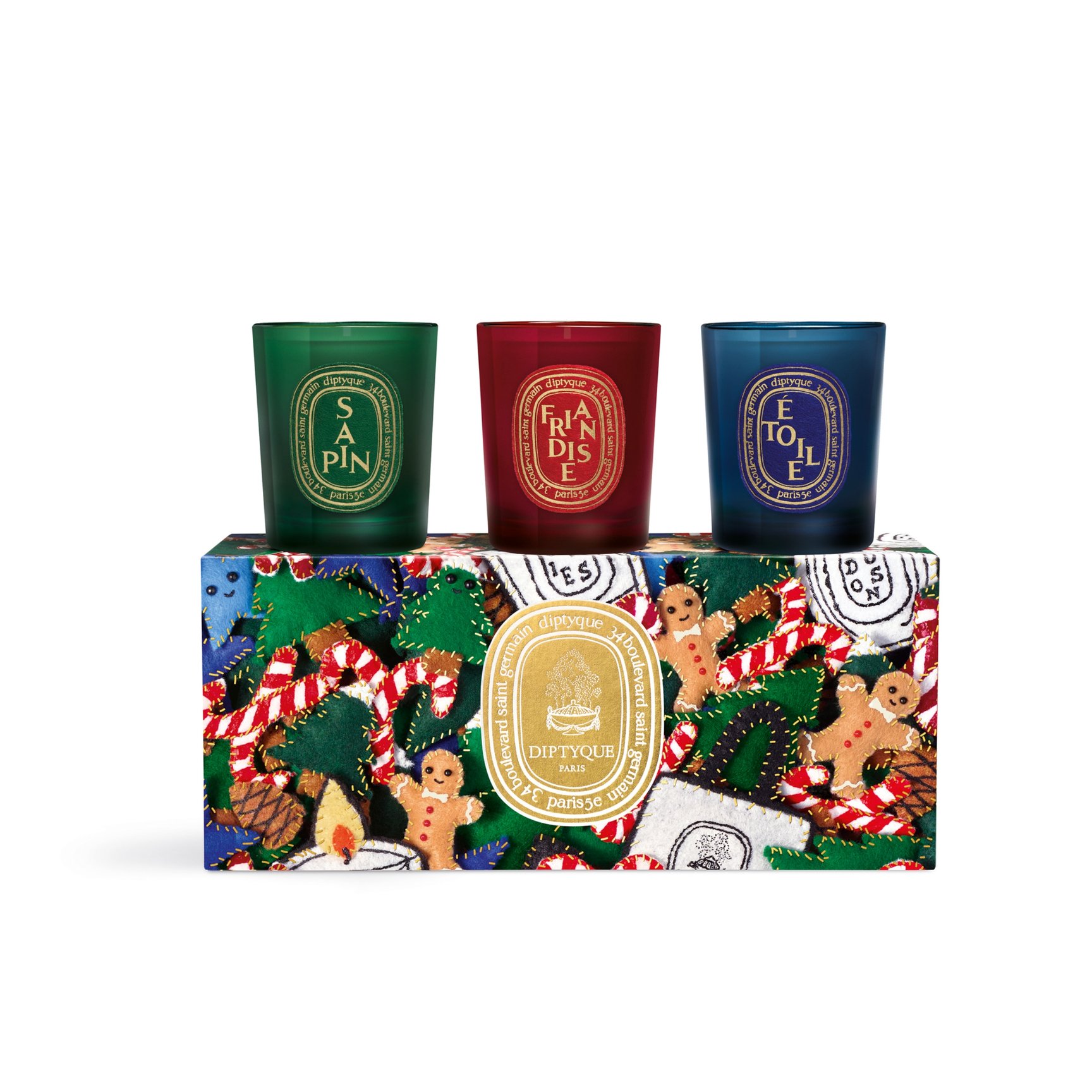 2024年クリスマスコフレ】ディプティック：新作キャンドル3種入りの