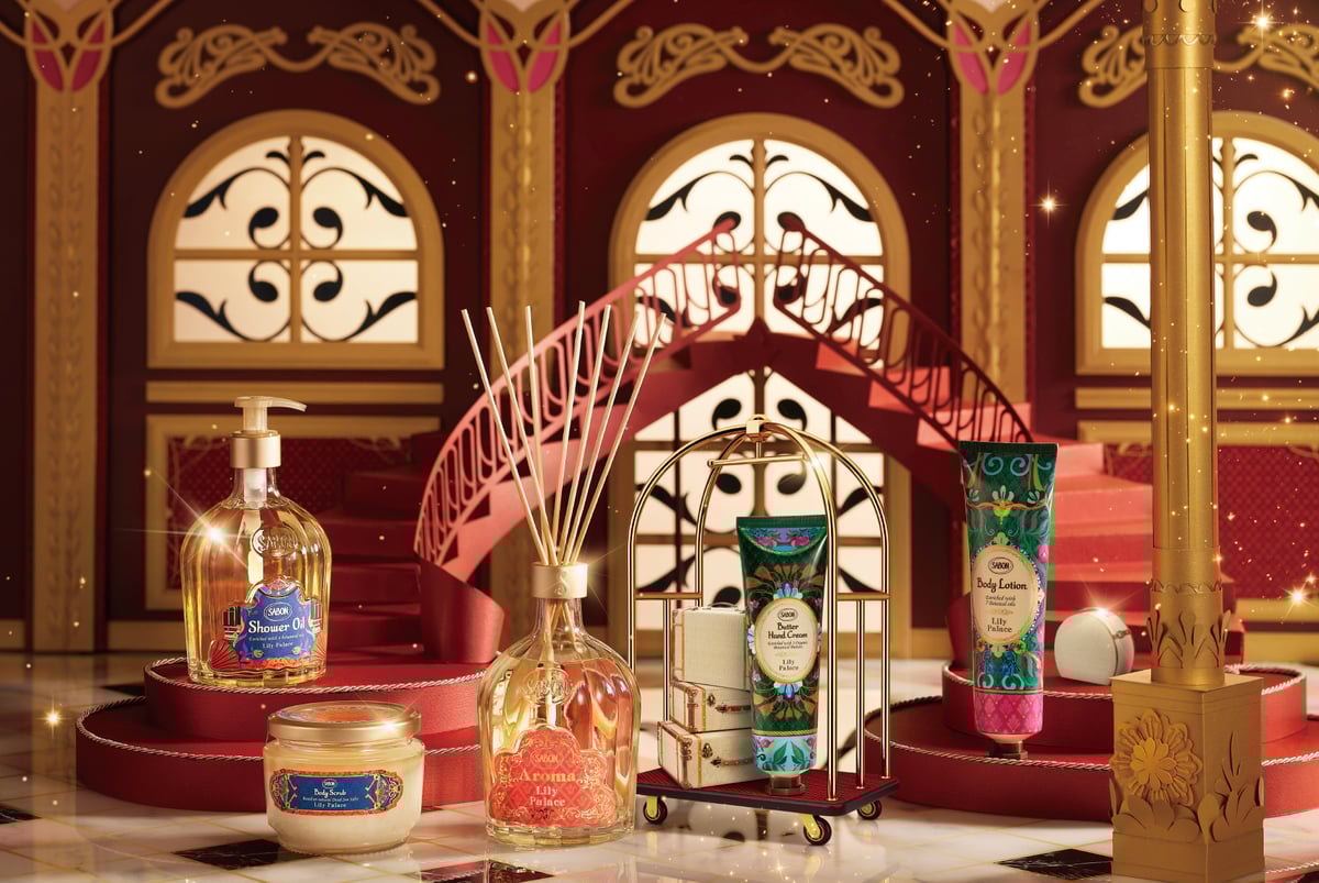 2024年クリスマスコフレ】サボン：エレガントなフローラル・グリーンの