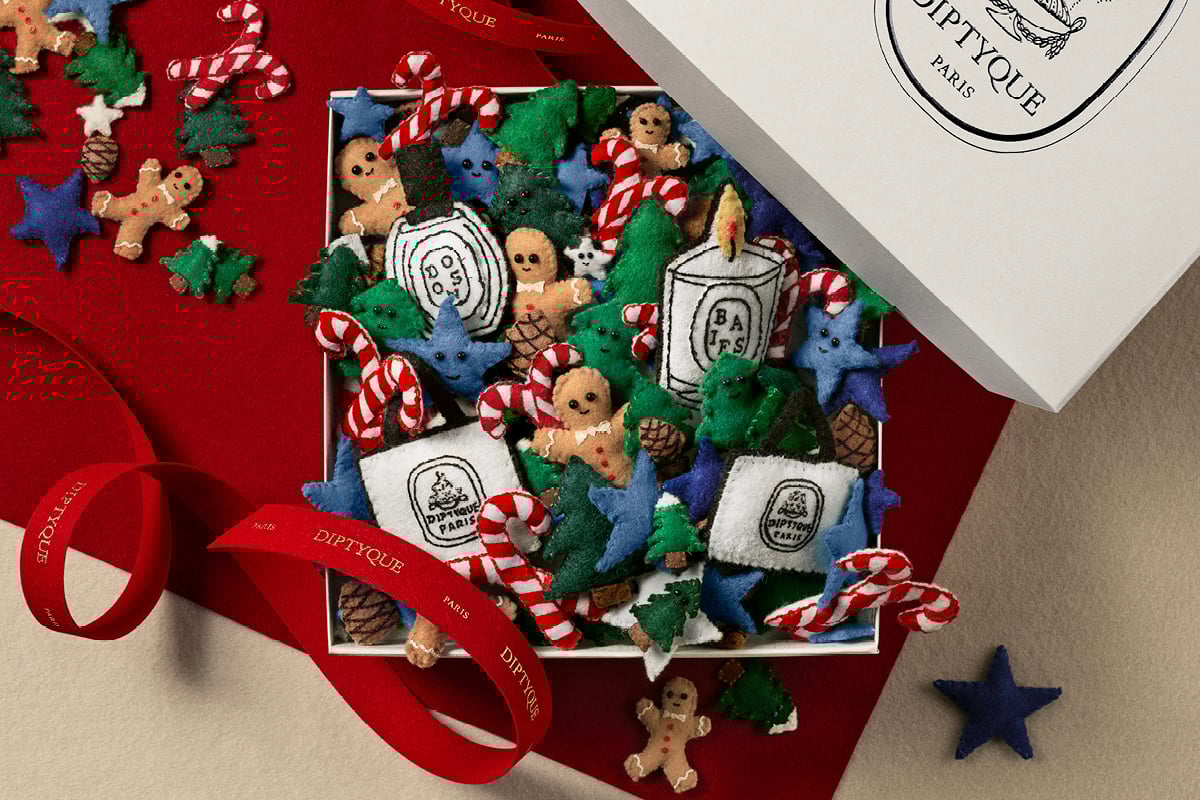 diptyque サプライズブック ミニキャンドルセット クリスマスコフレ