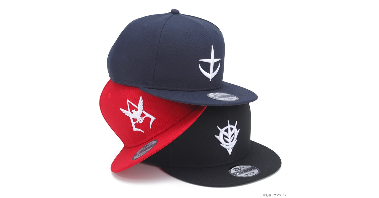 機動戦士ガンダム × ニューエラ 地球連邦軍などエンブレム入りの