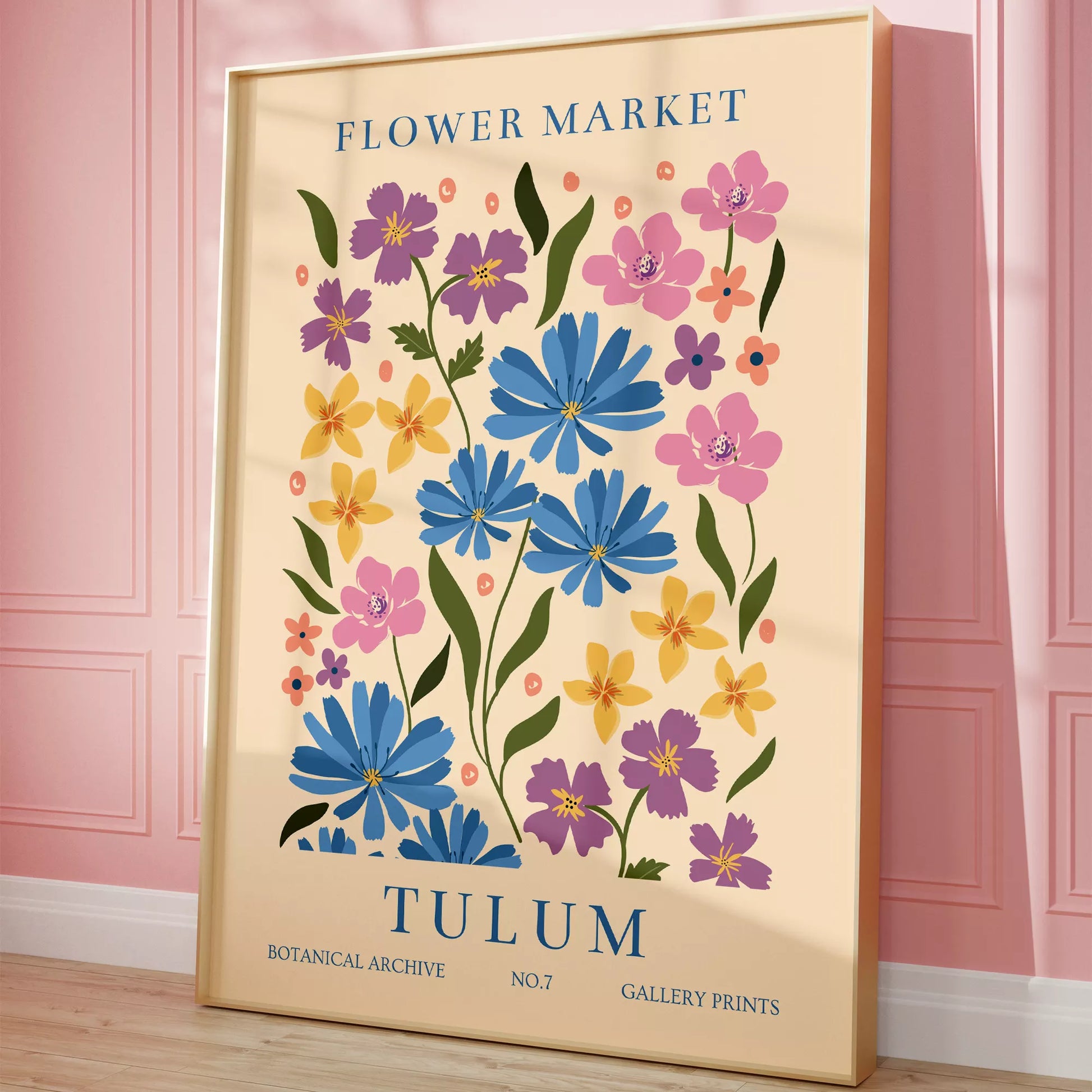 アートポスター 花 フラワーマーケット ボタニカル – FashionWallArt