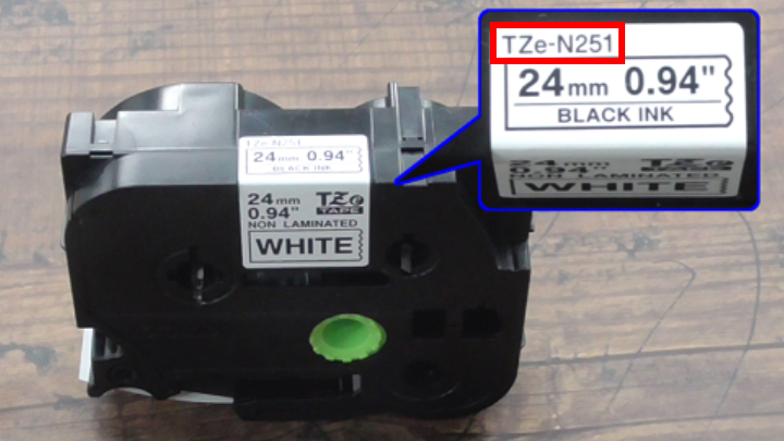 ラベル・モバイルの消耗品型番の確認方法｜ブラザー