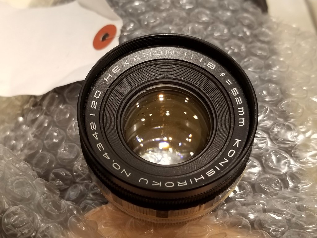 レンズ沼223本目】KONISHIROKU HEXANON 52mm F1.8コニカFマウントを