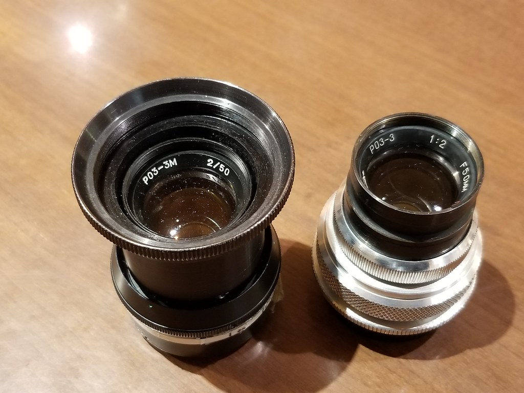 シネレンズ PO3−3M 50mm F2 M42改フードなしは5千円引き