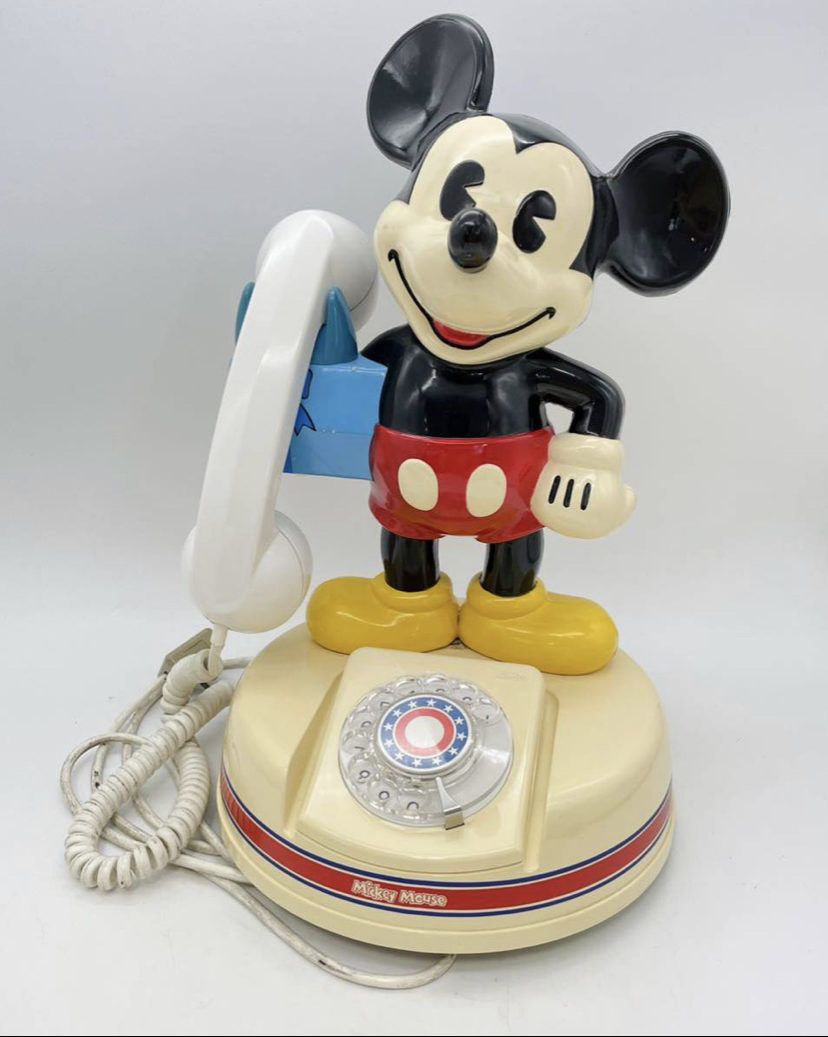 買取事例 ] 【希少】Mickey Mouse/ミッキーマウス ダイヤル式電話機