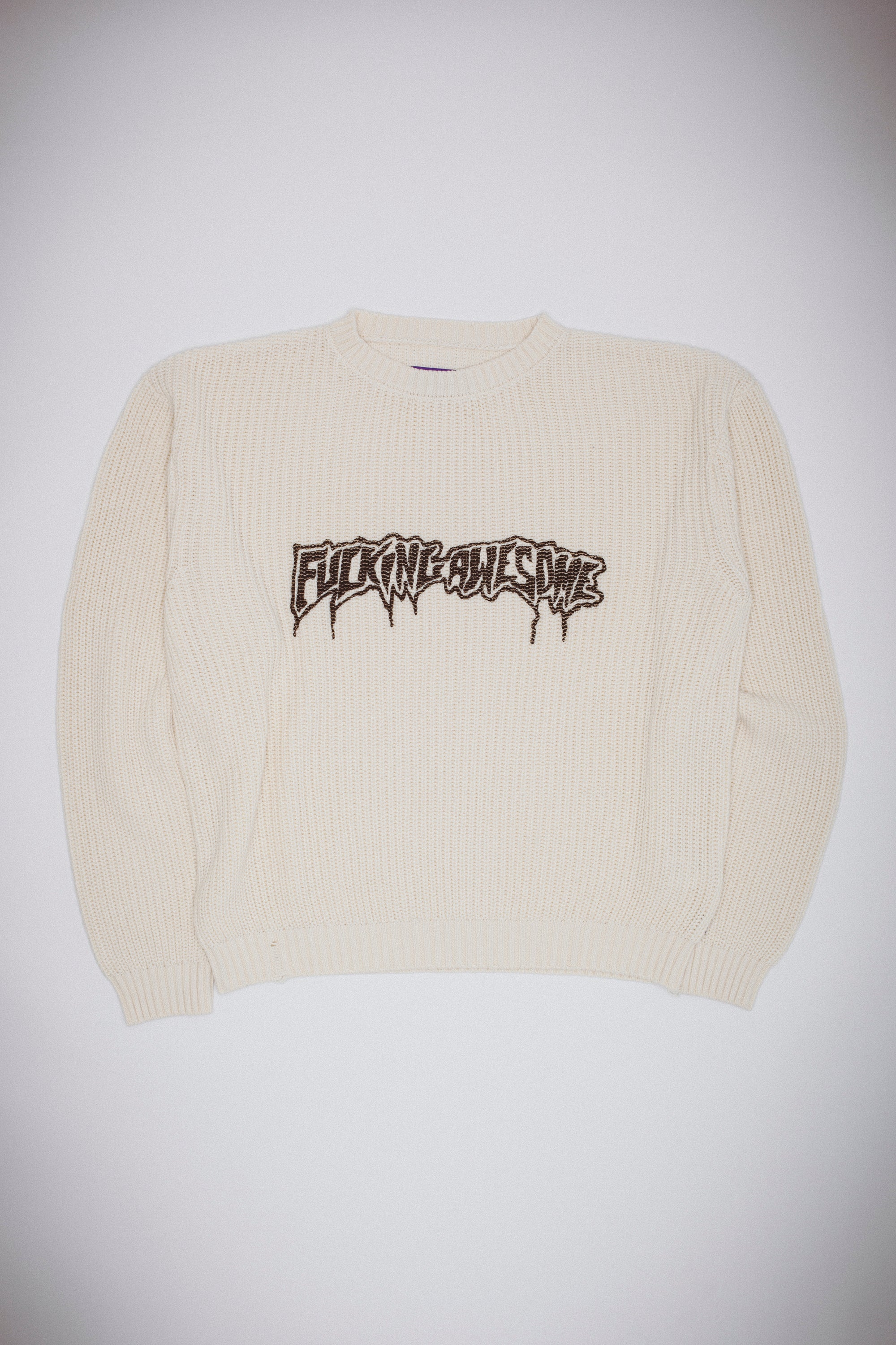 Drip Logo Knitted Sweater – Fucking Awesome