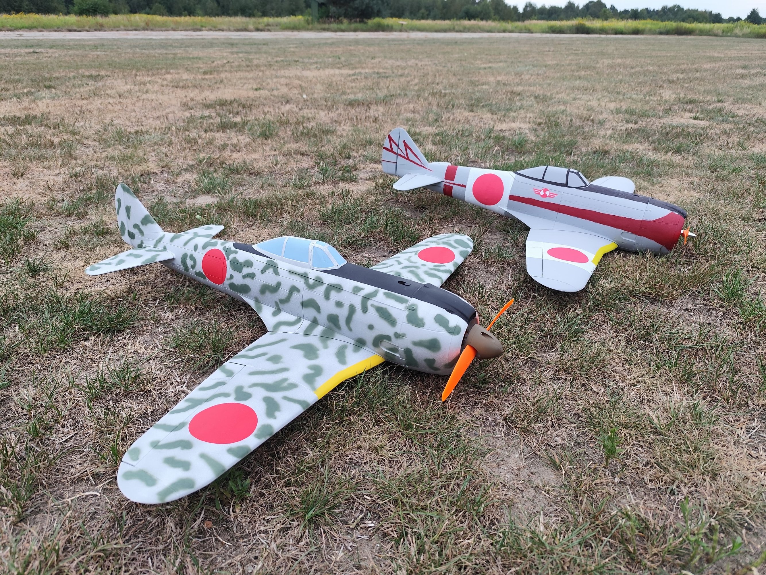 🛩️ Nakajima Ki-44 Shoki flying model 780mm span 1:12 scale・ 3D