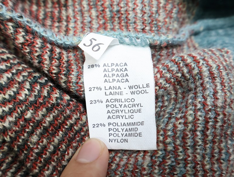 90s 90年代 総柄 イタリア製 アルパカニット| ビンテージ古着屋Feeet